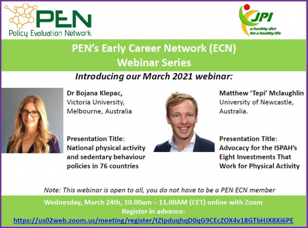 PEN ECN webinar in March