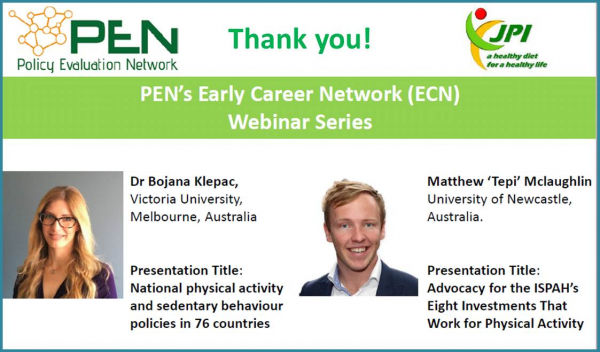 PEN ECN webinar - Recording is available