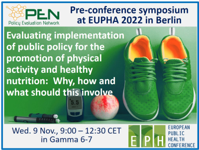PEN Pre-conference symposium at EUPHA 2022