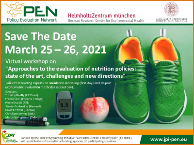 Save-the-date: PEN webinar on approaches to the evaluation of nutrition policies