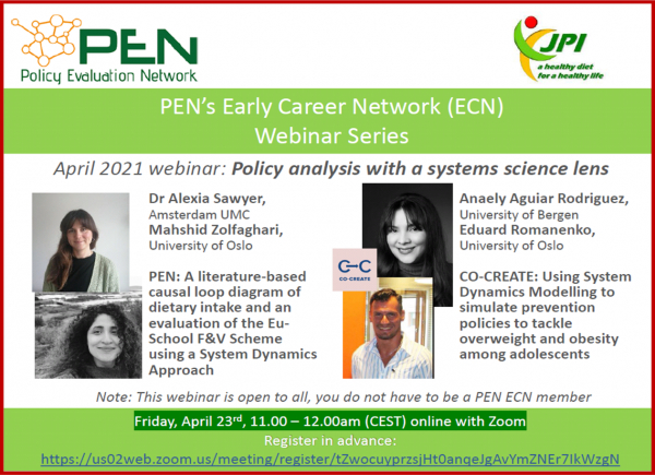 PEN ECN webinar in April